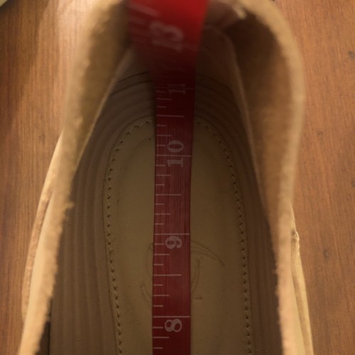 Clarks Trigenic Flex Leather Sneakers Size 9.5 Beige Lightweight Comfort Unisex - Picture 15 of 18