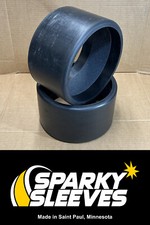 HDPE Drift Sleeves 9.5" Dia 6" Wide 5/8" Thick with Round Edges and Grip Tape