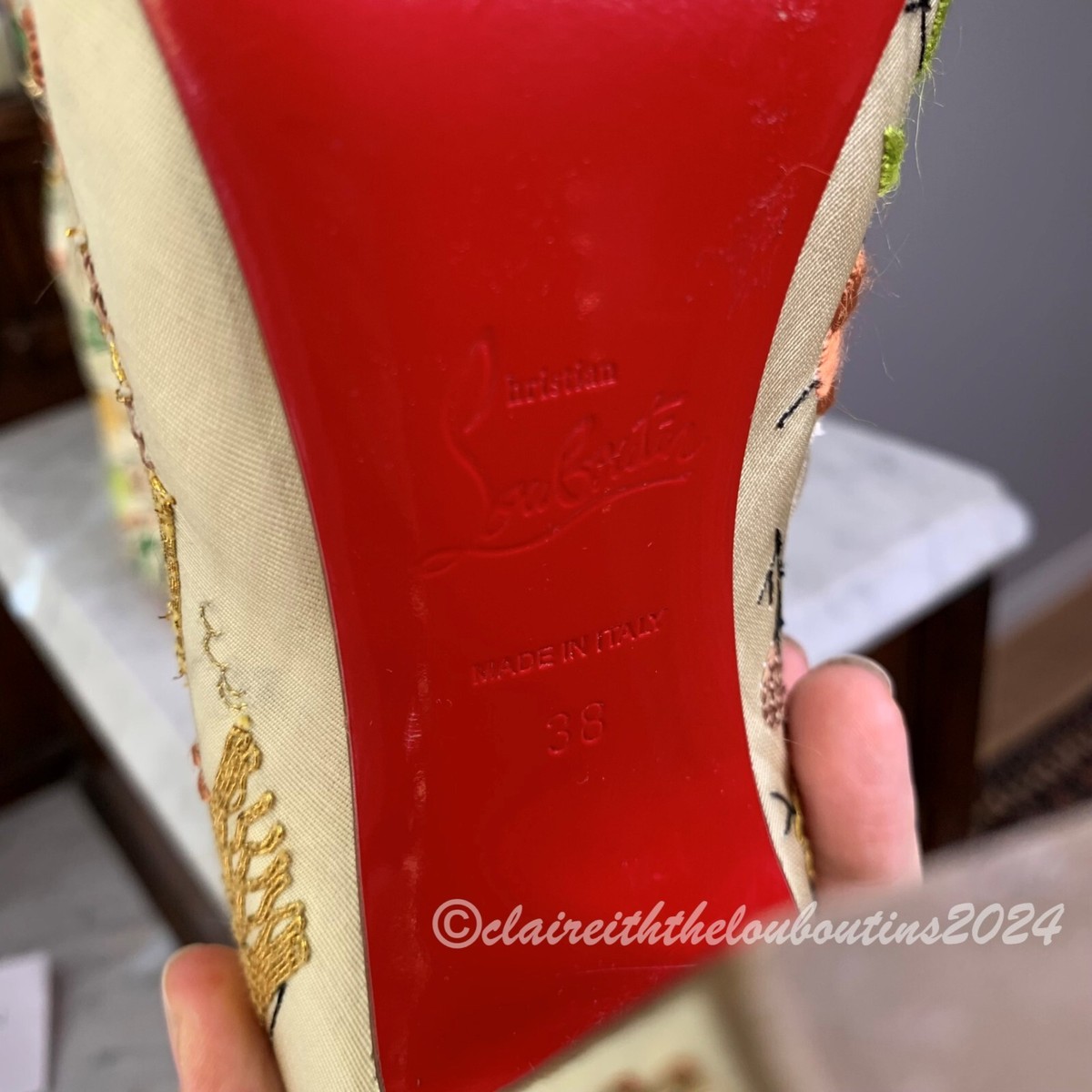 Christian Louboutin 1250951B439 関税送料込 BRAND NEW CHRISTIAN LOUBOUTIN RHINESTONES TSQ SNEAKERS SHOES