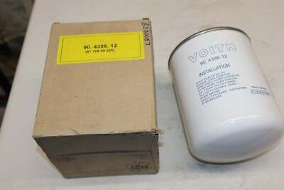 NOS  Voith Made in Germany Oil Filter 90.4399.12 FREE SHIPPING IN USA