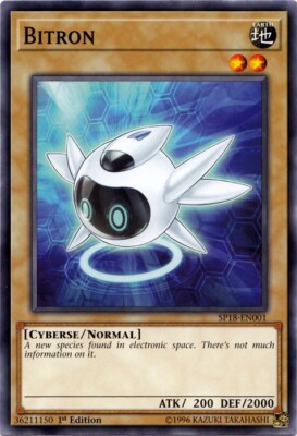 Yugioh - Bitron (Starfoil Rare) (1st Edition) - SP18-EN001 P