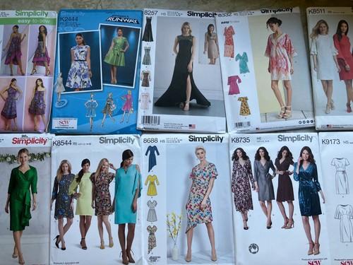 Simplicity Uncut Sewing Patterns Dresses - Picture 1 of 16