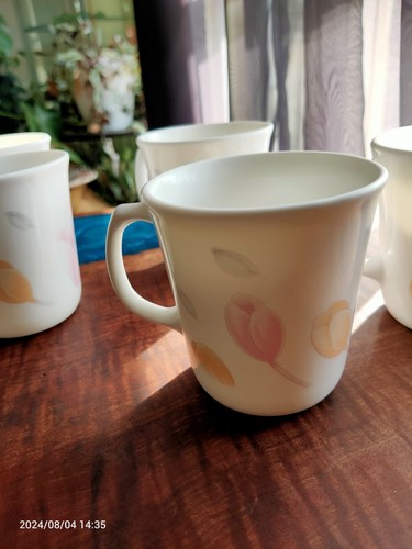 Corelle Corning USA Cup / Mug *Elegant City Pattern. 5 Piece Set. - Picture 9 of 11