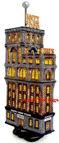 Dept. 56 Ornament Lighted Times Tower Times Square Christmas in the City 98775 - Picture 3 of 7