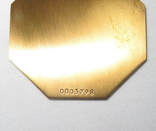Limited Edition Brass JI Case Company Commemorative Pocket Watch Fob - NOS - Picture 11 of 11