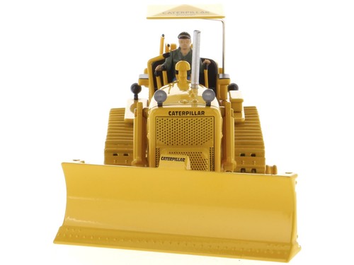 Vintage 1/50 CAT Caterpillar D7C Planierraupe Track-Type Tractor gelb Diecast Modell - Bild 5 von 5