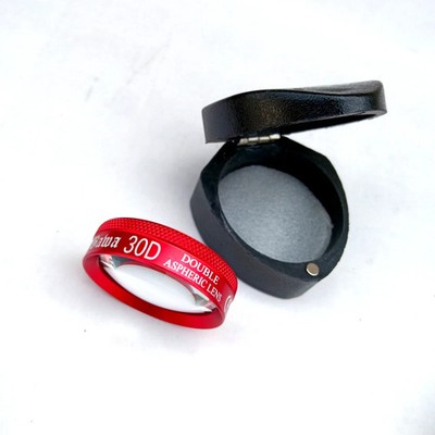 Professional 30D Double Aspheric Lens For Indirect Ophthalmoscope With Case