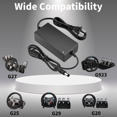 For Logitech G920 G29 Power Supply, 24V Power Adapter for Logitech Racing  Wheel