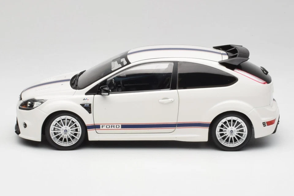 100080167 Ford Focus RS MK2 LM Classic White MK IIb Tribute Minichamps 1/18 - Immagine 4 di 4