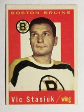 1959-60 Topps #14 Vic Stasiuk (EX)