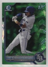 2022 Bowman Chrome Draft Sapphire Edition Green 45/50 Chandler Simpson xb2