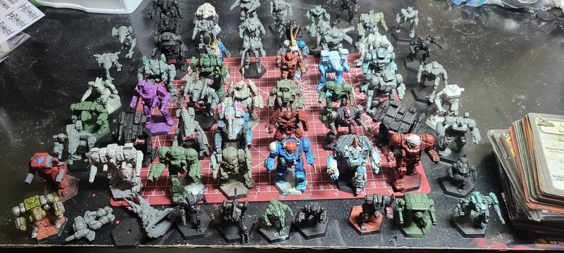 Battletech Mech + Miscellanious Cards Mega LOT