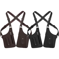 Men Underarm Shoulder Bag Portable Travel Bags Adjustable Vest Style Chest Pack