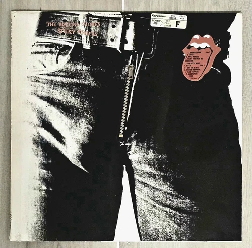 THE ROLLING STONES Sticky Fingers FACTORY SEALED 1974 PRESSING with HYPE STICKER