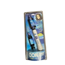CONAIR 2-IN-1 Hot Air Styler Wet/Dry Hair 2006 2 Brushes bm20xcs