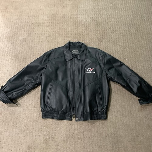 Vintage Corvette Leather Jacket - Picture 2 of 4