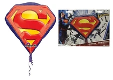 SUPERMAN Symbol Foil Mylar Balloon 26" x 20" inch SuperShape 1X COUNTS