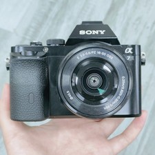 Sony Alpha A7 24.3MP Full Frame Mirrorless Digital Camera with 16-50mm Lens
