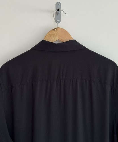 Allsaints “Drogonstone” Short Sleeve Shirt Tiger Black XL/relaxed ***NEW*** - Picture 10 of 13