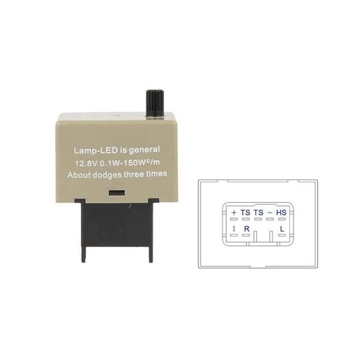 Relè Lampeggiatore Elettronico A LED Per Auto E Moto: 12V DC, Plug And Play, Risolve Lampeggio Rapido