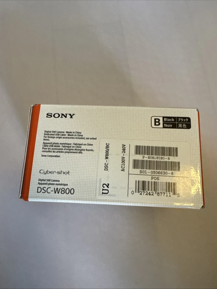 Nueva cámara digital Sony Cyber-Shot DSC-W800 - negra Foto 4 de 4