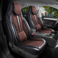 Schonbezüge Sitzbezüge für BMW X2 X39 Bj ab 2018 in Schwarz/Coffee DS9
