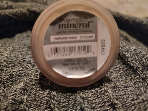 L'Oreal Paris True Match Mineral Foundation Powder Makeup NATURAL IVORY C1-2 461 - Picture 2 of 2