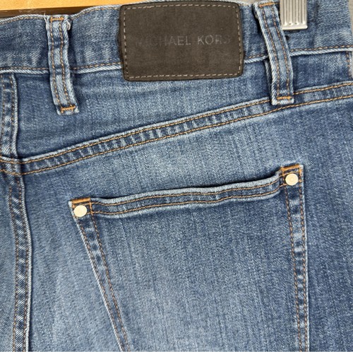 Michael Kors Jeans Men’s Size W30 L34 Blue Parker Slim Fit Zip Fly Stretch - Picture 14 of 16