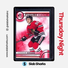2023 UPPER DECK SP AUTHENTIC CONNOR BEDARD LIMITED RED FUTURE WATCH ROOKIE RC
