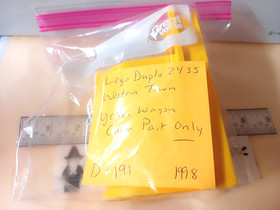 Lego Duplo 2435 Western Town Yellow Wagon Cover Part Only Vintage 1998