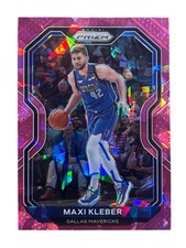 Maxi Kleber Signed Card Panini Prizm Pink Cracked Ice In Person Autograph Lakers