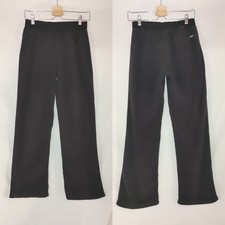Nike Therma Fit Fleece Straight Leg Pants Vintage 90s Y2K Black Small Medium