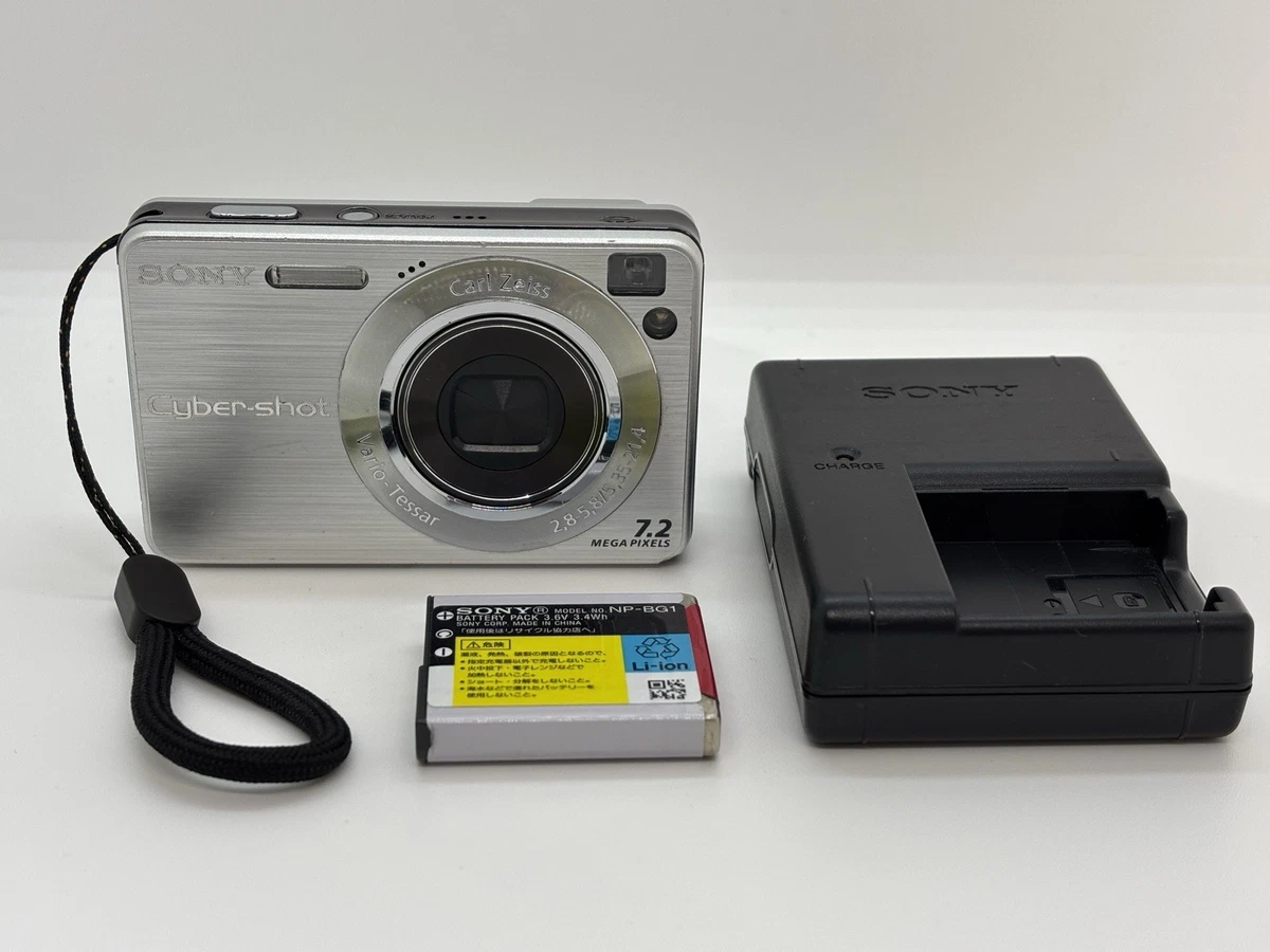 Sony Cyber Shot DSC-W120 Silver 7.2MP 4x Zoom Compact Digital