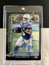 2025 Topps Chrome - Autographs Kenneth Walker III #BA-KW Black Refractor /10 SSP
