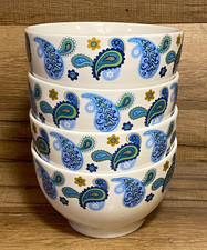 SET OF 4 - ROYAL NORFOLK - PAISLEY  - 5 1/2" SOUP CEREAL BOWLS