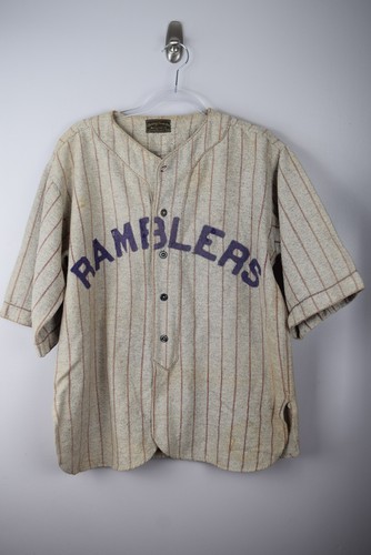 Vintage 40's/50's baseball pinstripe wool uniform Ramblers