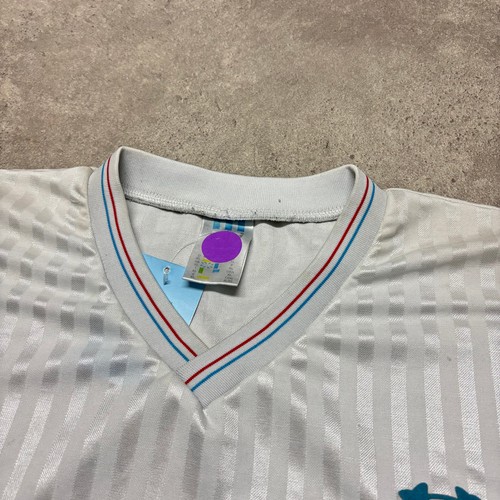 89/90 Vintage Adidas Marseille White Home Football Shirt (XL) - Picture 4 of 5