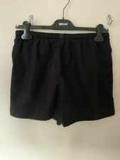 Pantaloncini sportivi da palestra Kalenji taglia S neri con coulisse posteriore tasca con cerniera ottime condizioni