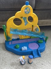 Mattel 2012 Bubble Guppies 2 figure Swim-Sational School Playset Missing Pieces