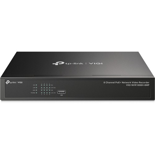 TP-Link VIGI 8 Channel PoE+ Network Video Recorder 8 channels 3840 x 2160 pixels