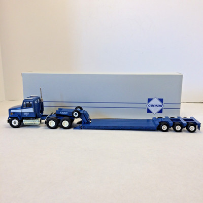 ''KEEN'' FREIGHTLINER TIEFLADER W/ TALBERT LOWBOY Conrad 1:50 3812/02 Vintage
