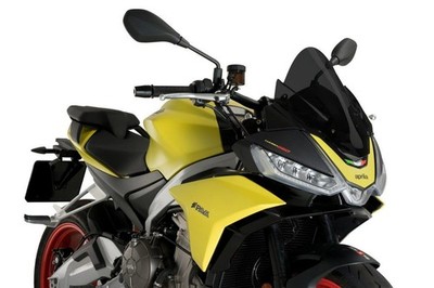 Puig Windschild Racing Dark Smoke Für Aprilia Tuono 660 21-25 V4 & Factory 21-24