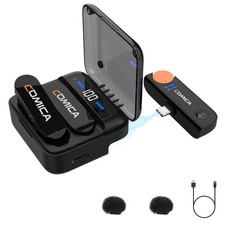 COMICA Vimo S UC Wireless Lavalier Microphone for Android Version, Black