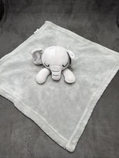 Forever Baby LLC Grey Elephant Plush Security Blanket Toy Lovey