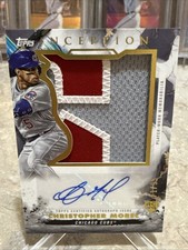 2023 Topps Inception MLB Cubs RC Christopher Morel RPA Jumbo Patch Auto /99