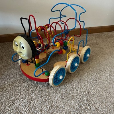 Vintage Thomas The Train Rollercoaster Toy Bead Maze Children Puzzle Anatex 1997