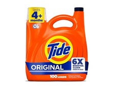 BIG SALE Tide Liquid Laundry Detergent Original Scent 125 fl oz