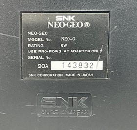 Neo Geo AES Console SNK All included & Rom Cartridge (Shodown 2) Tested