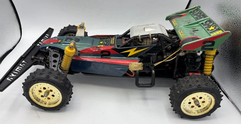 For parts TAMIYA SUPER SHOT 4WD chassis only with motor and speed controller - Image 3 of 4