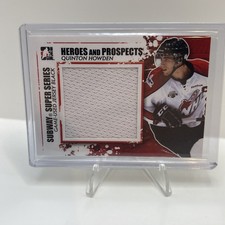 2011-12 ITG Heroes and Prospects Quinton Howden Jersey Relic #SSM-10